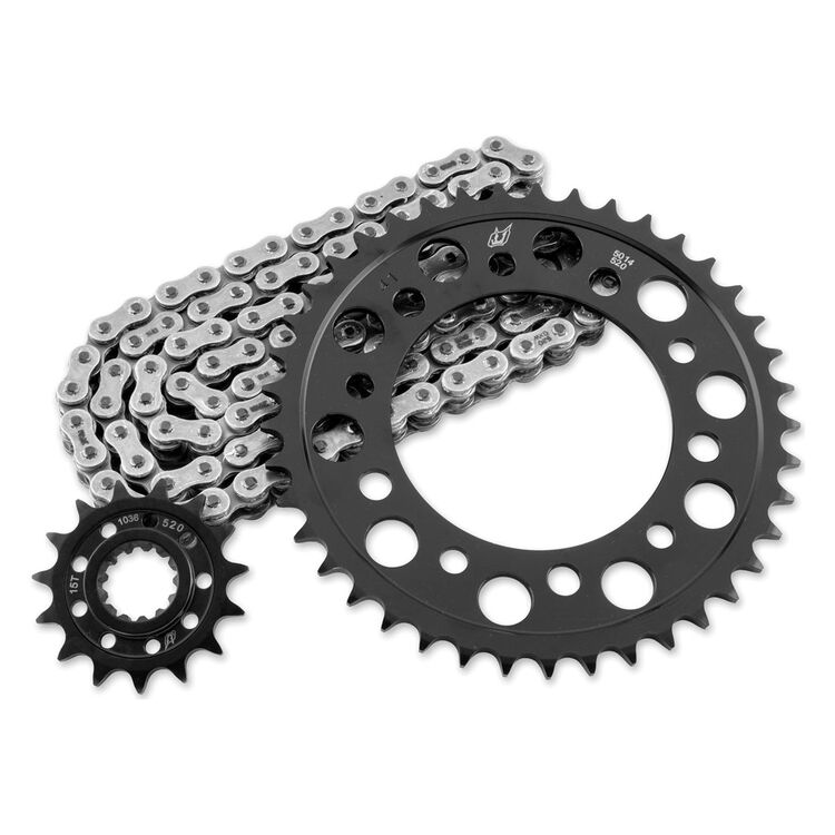 RK 520 Steel Quick Acceleration Chain and Sprocket Kits Raw BMW S1000 RR 2009-2011