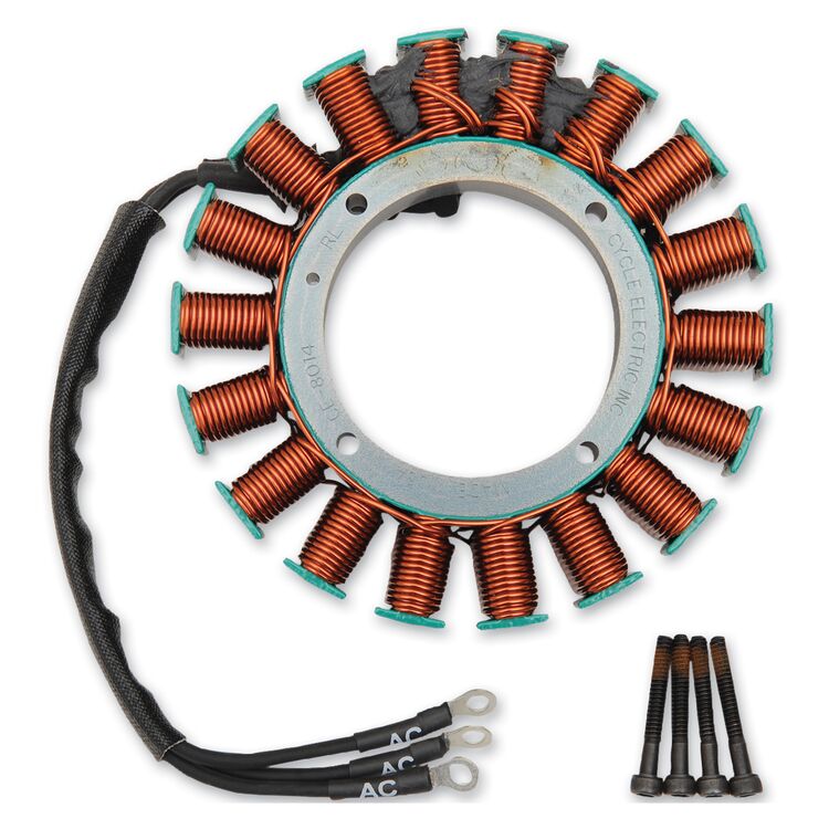 Cycle Electric 3-Phase 50 Amp Charging Stator For Harley Touring 2004-2005