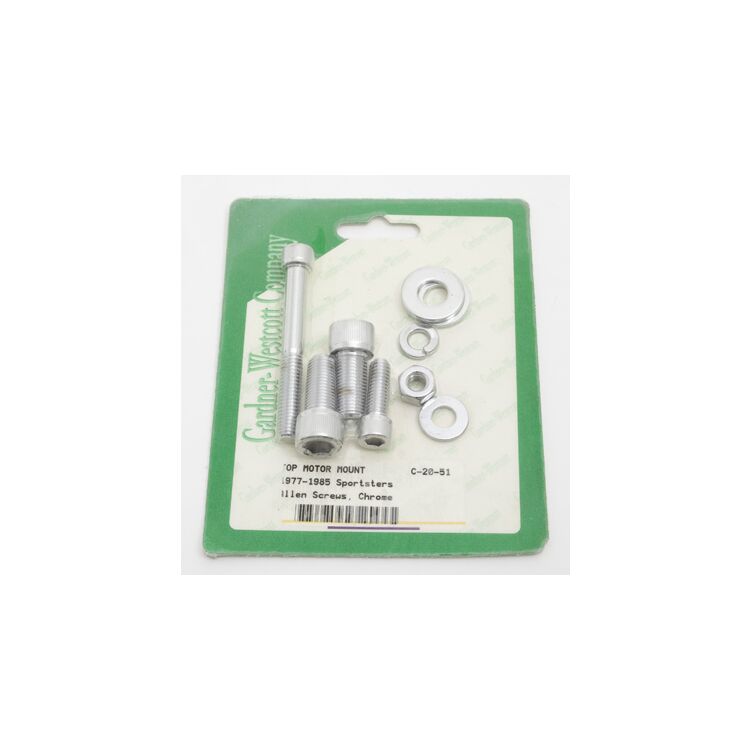 V-Twin Mfg. Motor Mount Bolt Kit For Harley Sportster 1977-1985