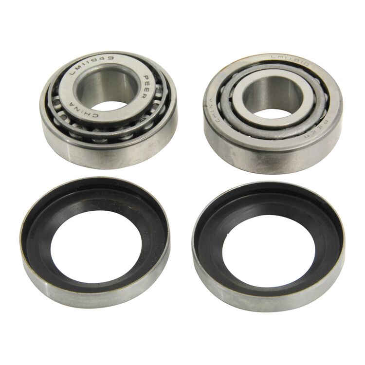 V-Twin Mfg. Front Wheel Bearing Race And Seal Kit  For Harley FL FX XL 1973-1983