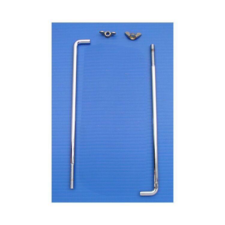 V-Twin Mfg. Battery Rod Set For Harley FL EL UL 1936-1964