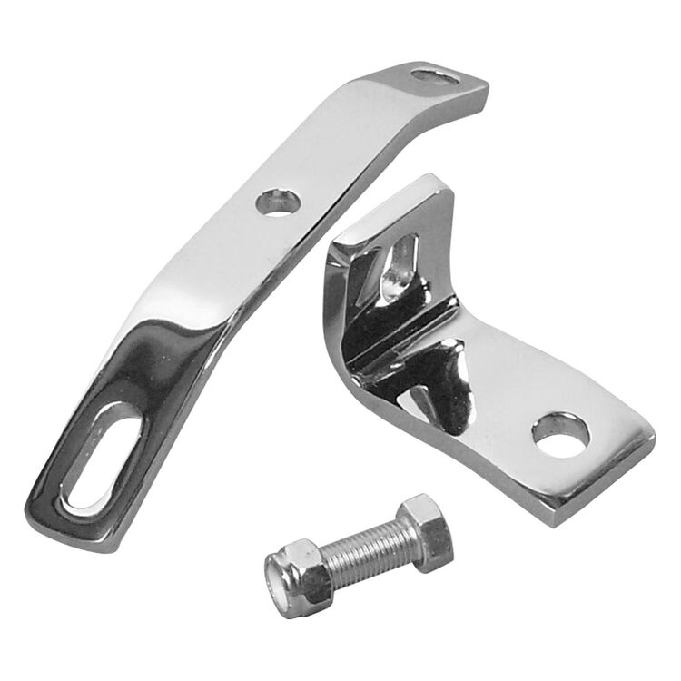 V-Twin Mfg. Chrome Heavy-Duty Top Motor Mount For Harley FL FX 1948-1984