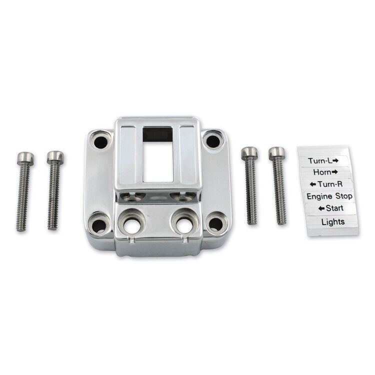 J&P Cycles Vertical Stock-Style Switch Plate For Harley 1972-1981