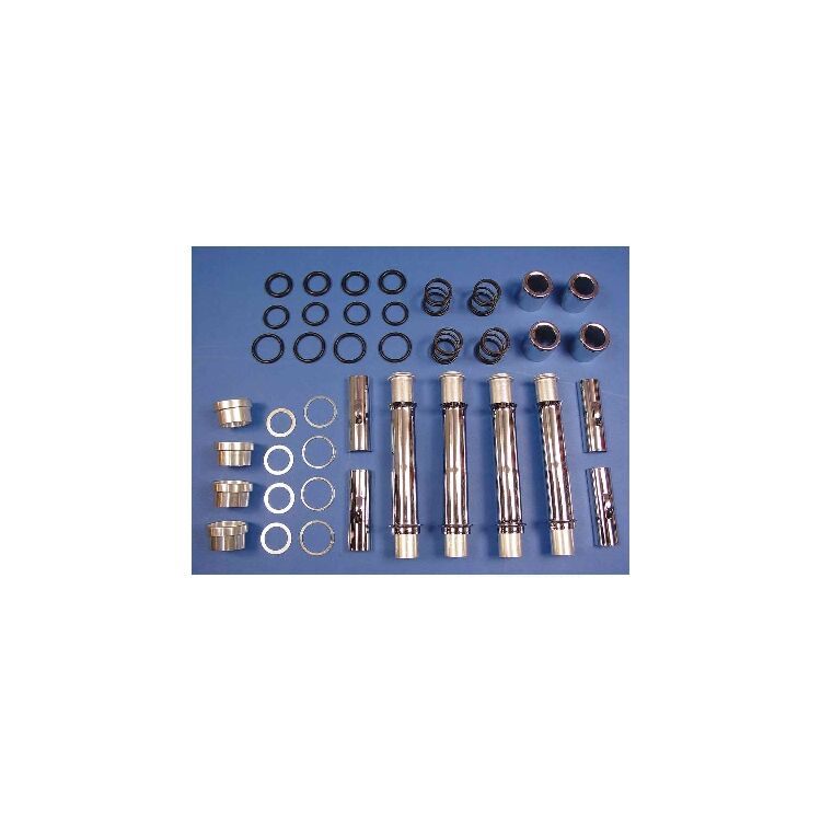 V-Twin Mfg. Chrome Pushrod Cover Kit For Harley Sportster 1990-2003