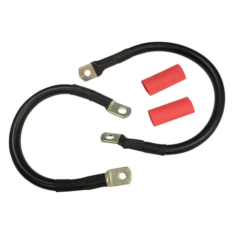 Drag Specialties Battery Cable Kit For Harley Softail 1989-2008
