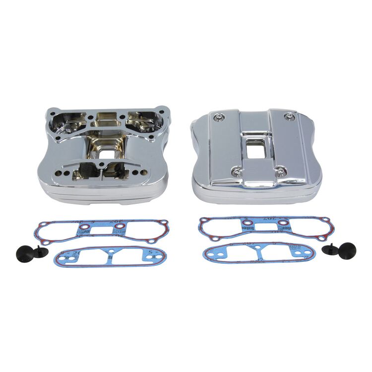 V-Twin Mfg. Chrome Rocker Cover Kit For Harley Sportster 1991-2003