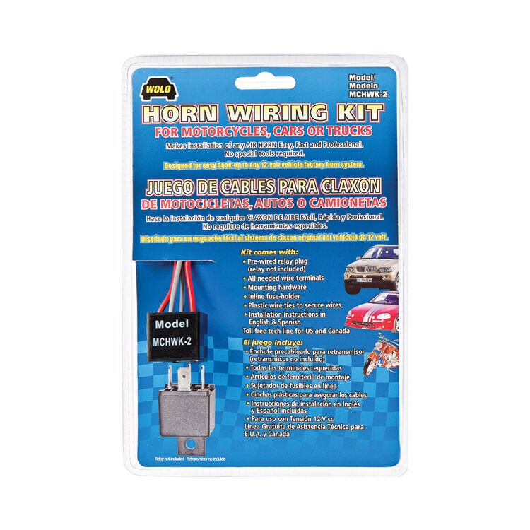 Wolo Motorcycle Horn Wiring Kit