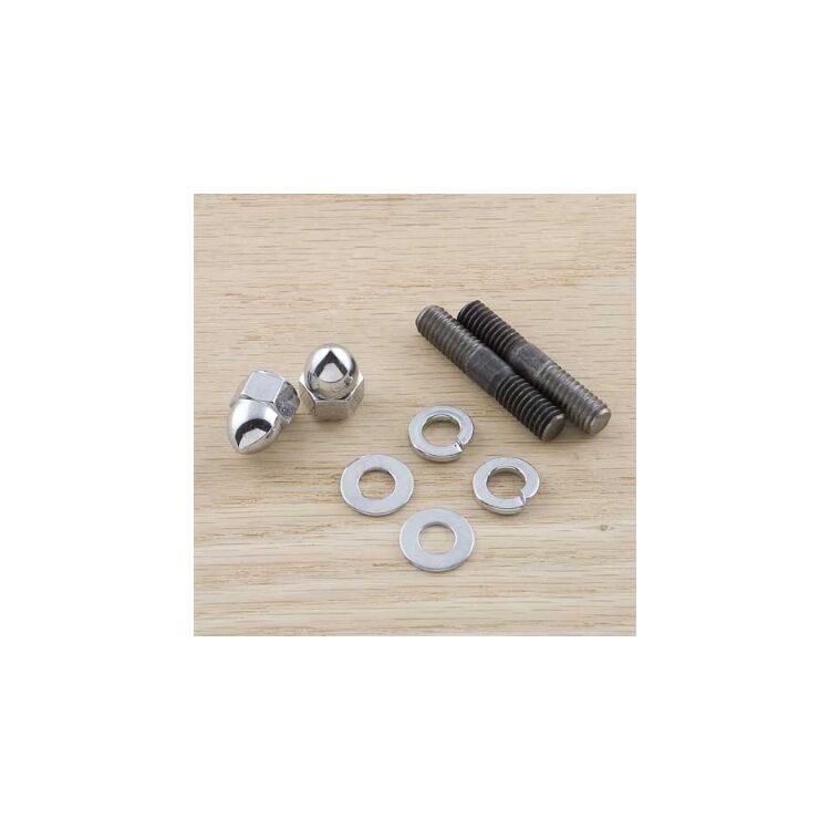 Gardner Westcott Front Axle Cap Dress Up Kit For Harley FL / FX / XL 1973-2006