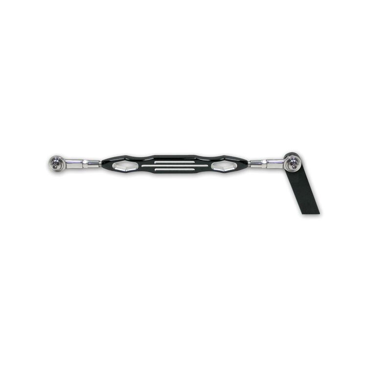 Pro-One Black Ball-Milled Shift Link For Harley Dyna / Softail / Touring 1984-2026