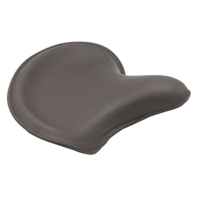 V-Twin Mfg. Replica Dark Brown Leather Solo Seat For Harley 1930-1984