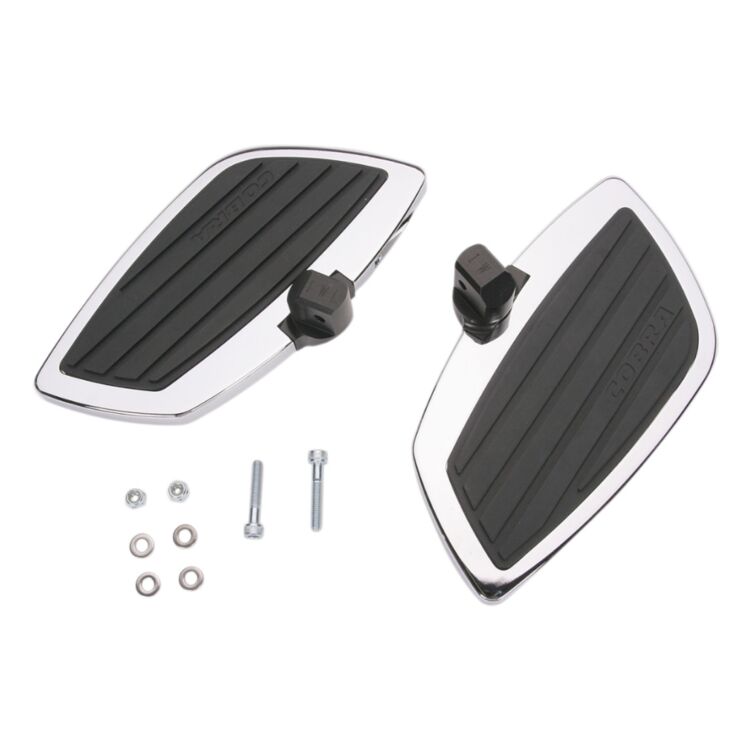 Cobra Swept Chrome Passenger Floorboards