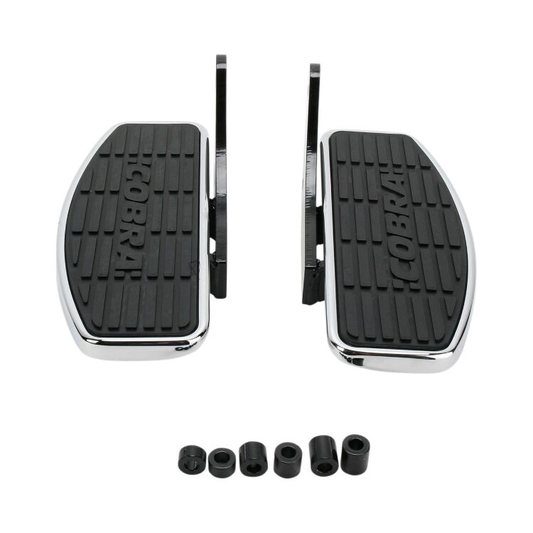 Cobra Classic Chrome Driver Floorboards Honda VT750DC Shadow Spirit 2001–2007