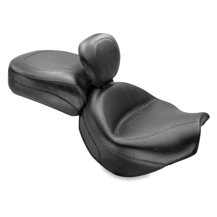 Mustang Standard Touring Two-Piece Seat Kawasaki Vulcan 2000 Classic 2004-2010