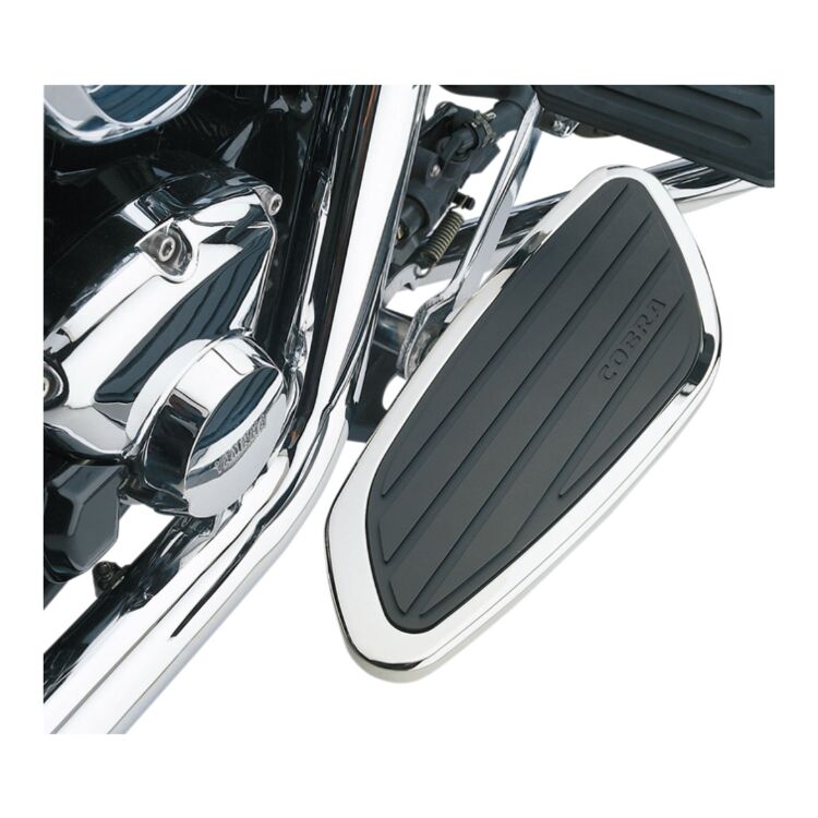 Cobra Swept Chrome Driver Floorboards Honda VTX1300C Custom 2004-2009
