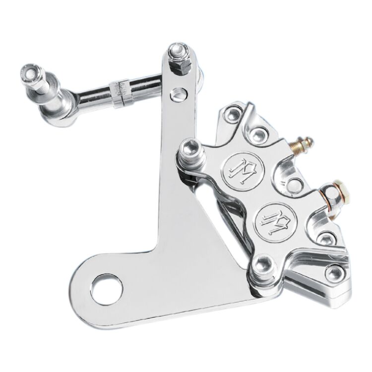 Performance Machine 4 Piston Front Brake Caliper Kit For Harley FLH 1973-1983