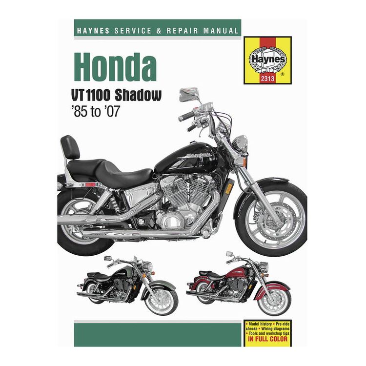 Haynes Manual Honda Shadow VT1100 1985-2007