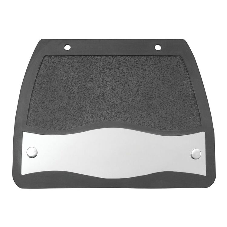 Show Chrome Rubber Wing Splashguard