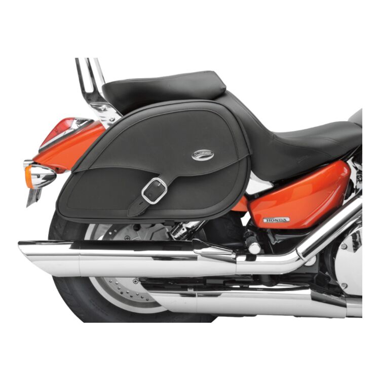Saddlemen Drifter Teardrop Saddlebags with Shock Cutaway