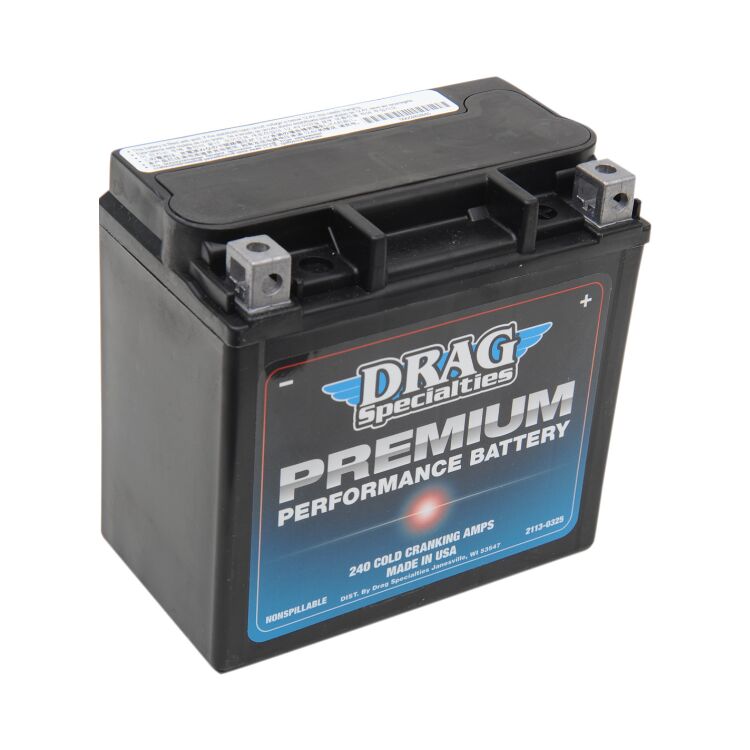 Drag Specialties GYZ16HL Premium Performance AGM Battery For Harley 2004-2024
