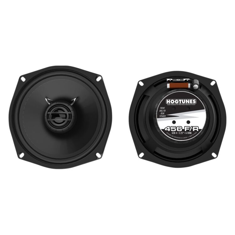 Hogtunes Gen 4 456F/R 5-1/4" Replacement Speakers For Harley Touring 1986-2005