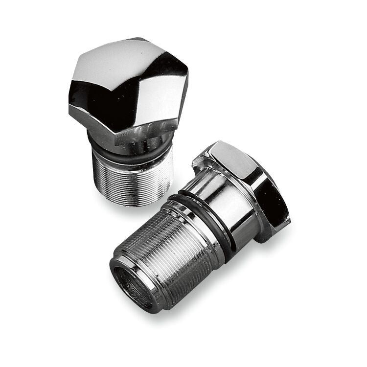 Drag Specialties Fork Tube Caps For Harley FX 1971-1985