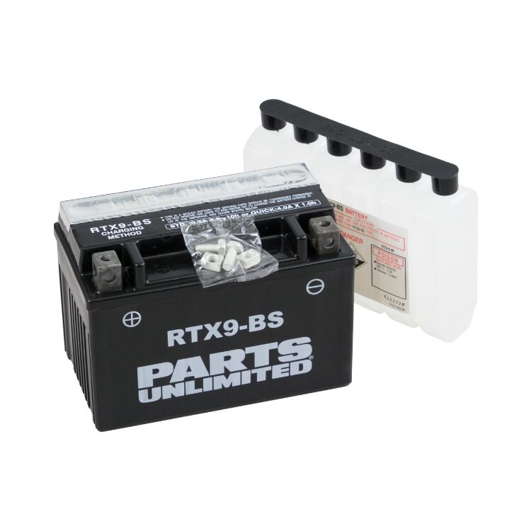 Parts Unlimited RTX9-BS AGM Battery