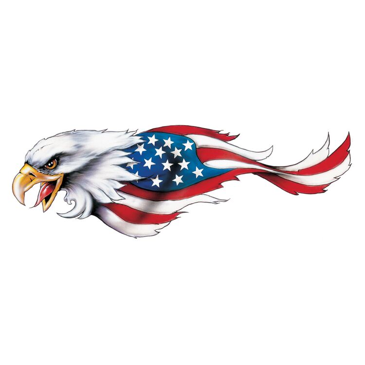 Lethal Threat USA Eagle Decal - Left Side