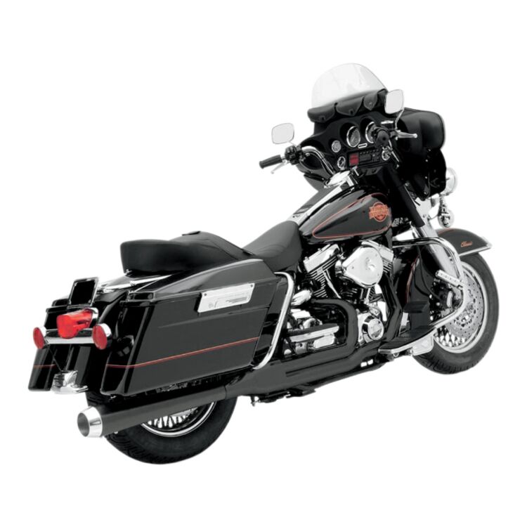 Bassani Road Rage 2-into-1 Black Heat Shields