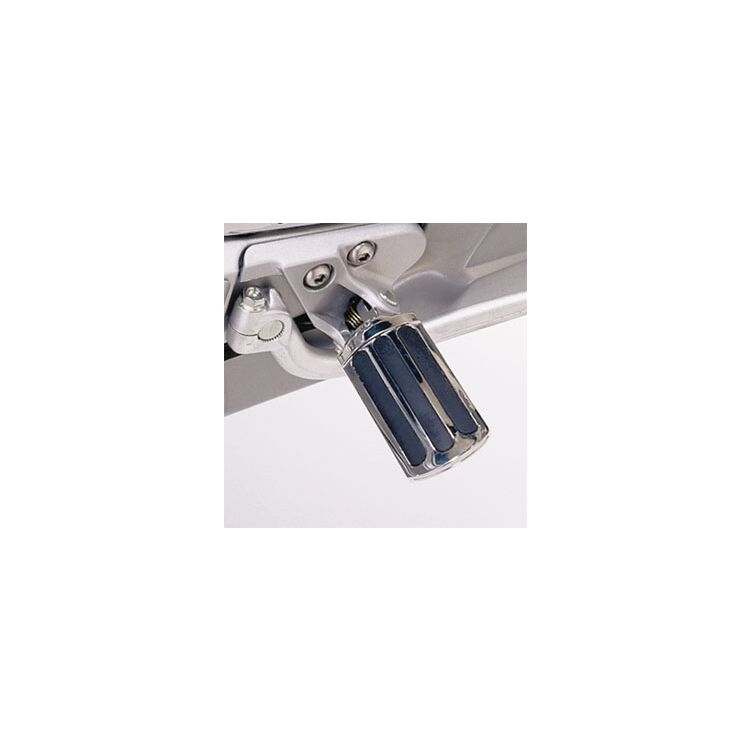 Show Chrome Rail Driver Footpegs Honda / Suzuki 2001-2025