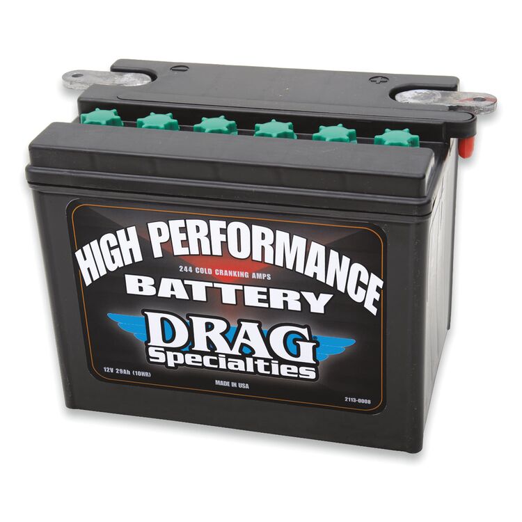 Drag Specialties YHD12 High Performance Conventional Battery For Harley FL / XL 1965-1984