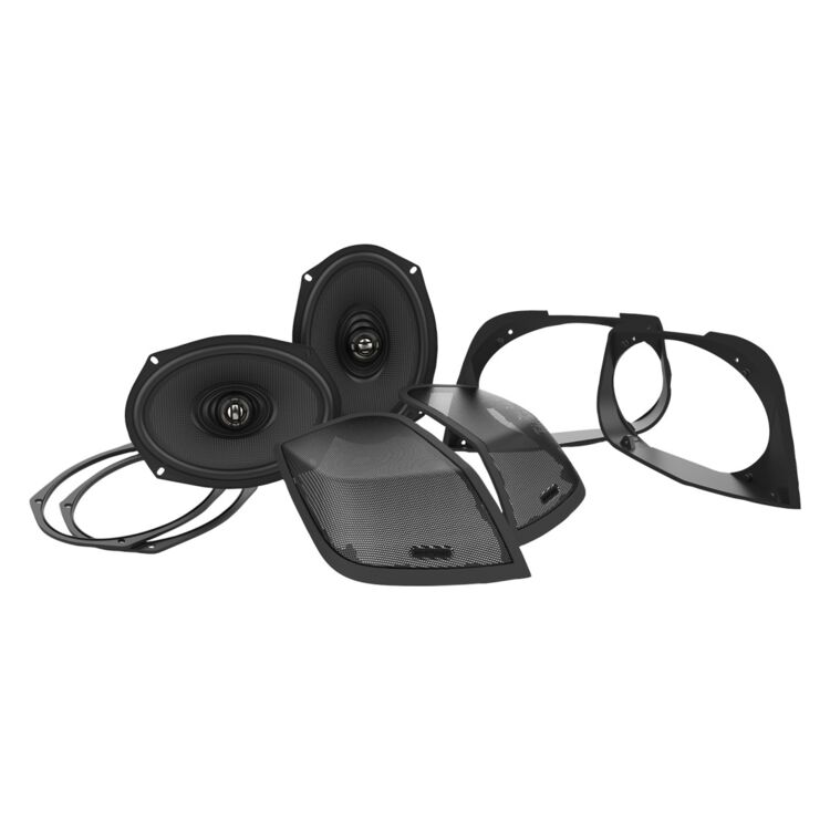 Hogtunes Cut-In Lid Kit With 6" x 9" Speakers For Harley Touring 2014-2025