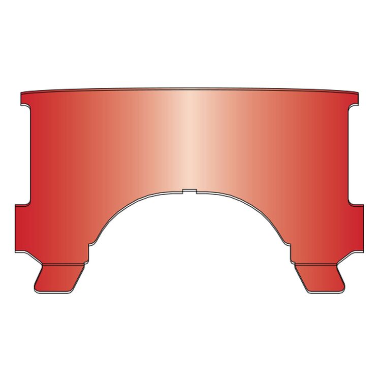 National Cycle Replacement Lower Window For FL-Style Heavy Duty Windshields