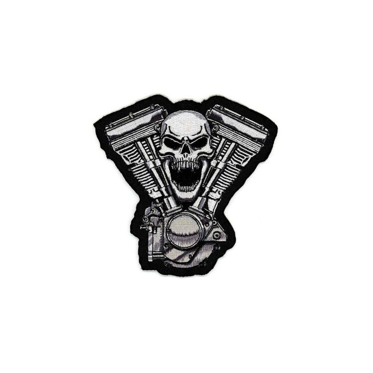 Lethal Threat Skull Motor Embroidered Patch