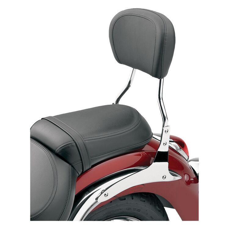 Cobra Standard Round Sissy Bar with Pad For Harley Softail 2000-2017
