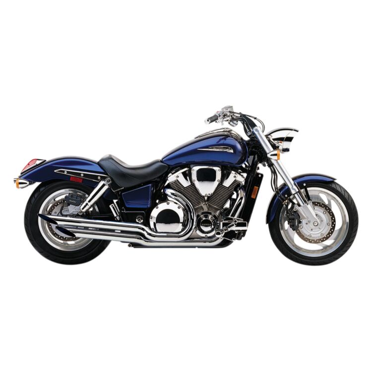 Cobra Angled Slash Cut Exhaust System Honda VTX1800 C / F 2002-2008