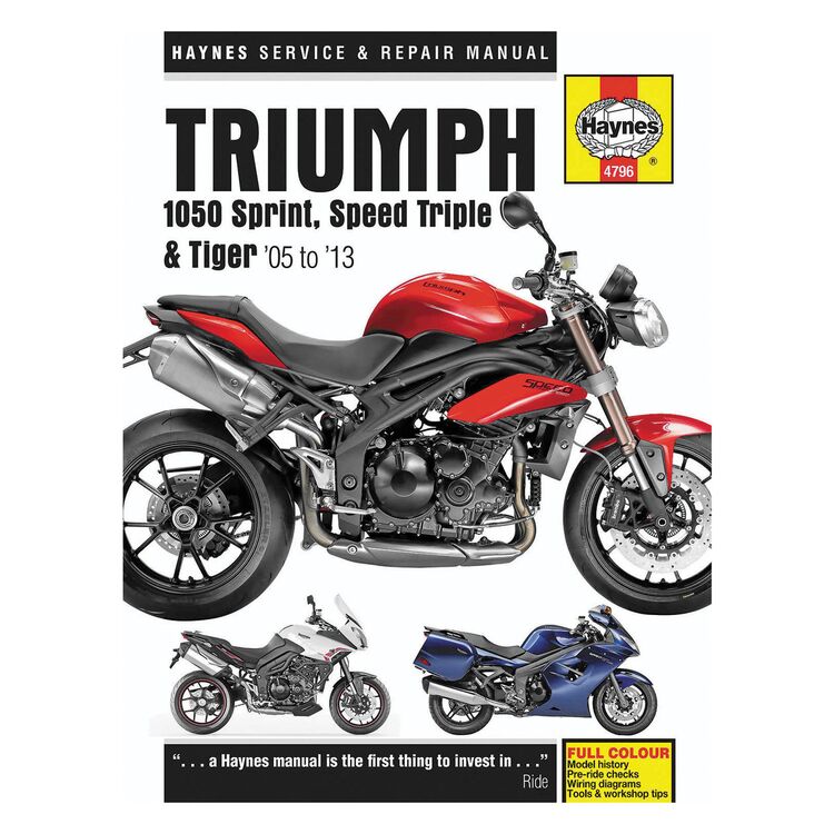 Haynes Manuals Manual Triumph Speed Triple / Sprint ST / Tiger 1050 2005-2015
