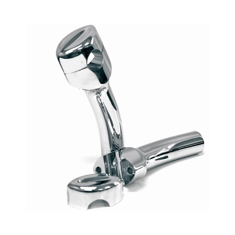 LA Choppers 5-1/2" Hefty Mohawk Chrome Risers with 1-3/4″ Pullback