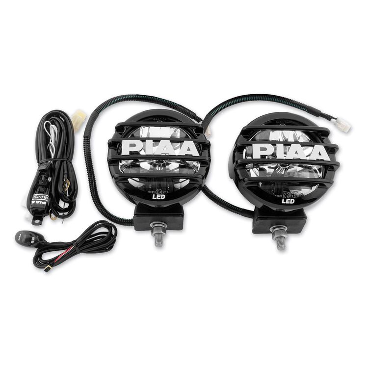 PIAA Powersports LP Series Driving Light Kit with Black Mesh Grills