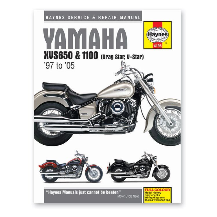 Haynes Manual Yamaha XVS650 / XVS1100 1998-2015