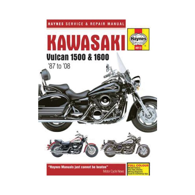 Haynes Manual Kawasaki Vulcan 1500 / 1600 1987-2008