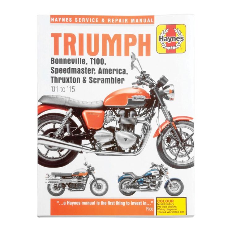 Haynes Repair Manual Triumph Bonneville / T100 / Speedmaster / America / Thruxton / Scrambler 2001-2015