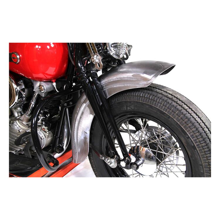 V-Twin Mfg. Raw Spring Fork Front Fender For Harley 1936-1957