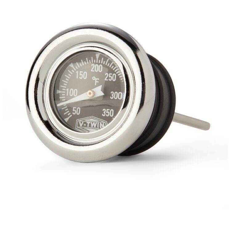 Milwaukee Twins Oil Tank Temperature Gauge For Harley Softail / Sportster 1983-2003