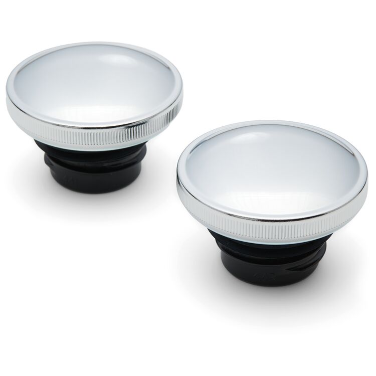 Milwaukee Twins Stock Style Gas Cap Set For Harley 1983-1995