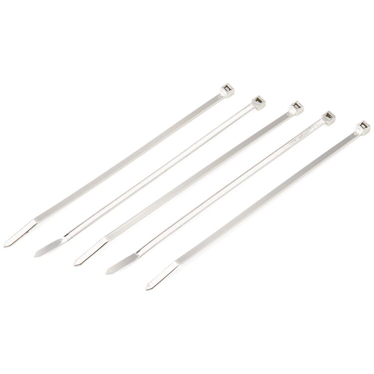 Milwaukee Twins 7" Chrome Cable Ties