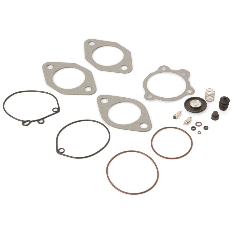 Milwaukee Twins Deluxe Rebuild Kit For Keihin Carburetor For Harley 1988-2006
