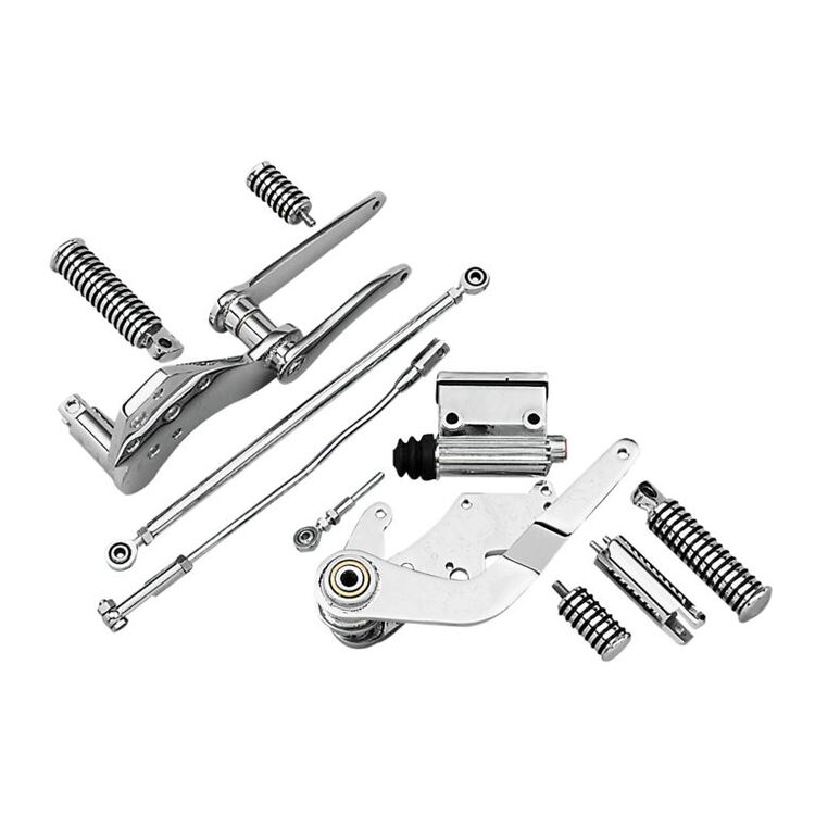 Biker's Choice Chrome Forward Control Kit For Harley