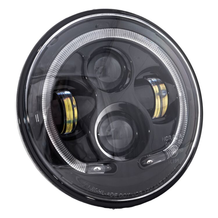 Letric Lighting Co. 7" LED Halo Style Headlamp For Indian 2014-2025