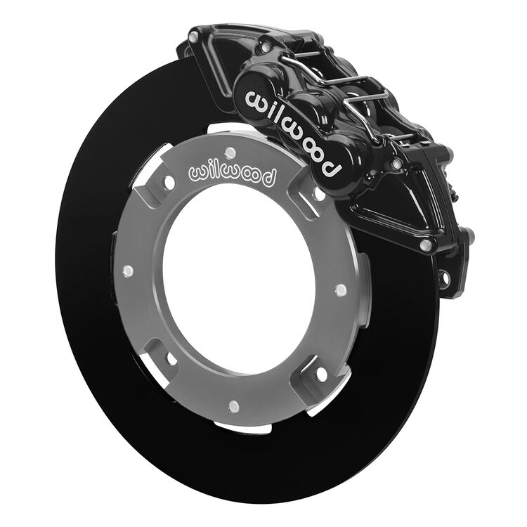 Black Caliper | Solid Steel Rotor