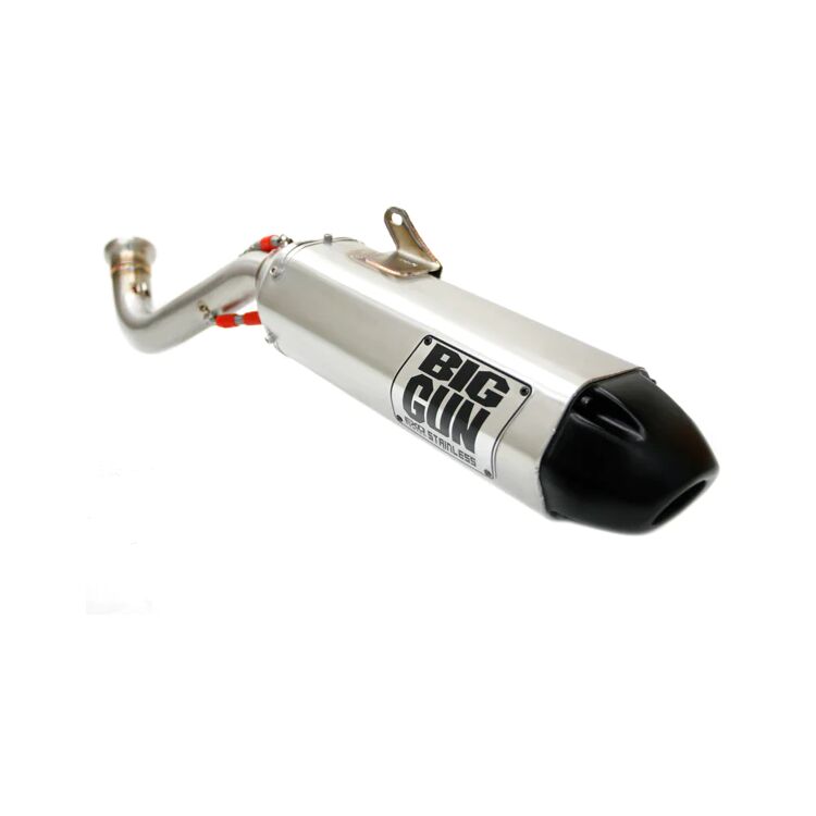 Big Gun EXO Stainless Slip-On Exhaust Yamaha Grizzly / Kodiak 550cc-700cc 2007-2025